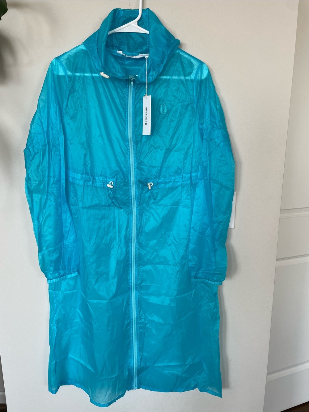 NWT ZUCZUG Women’s Sun protection Lightweight Windbreaker  Long Jacket  Blue 2